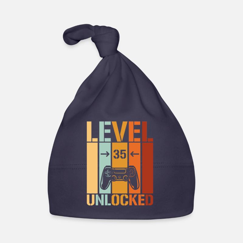 35. Geburtstag Level 35 unlocked Baby Bio-Mütze