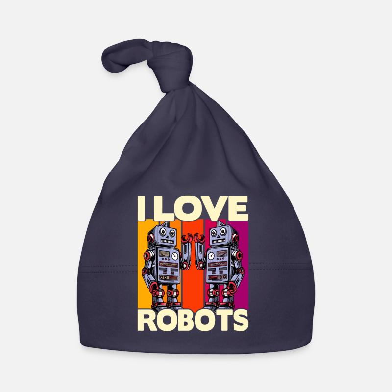 J’adore les robots Bonnet bio Bébé