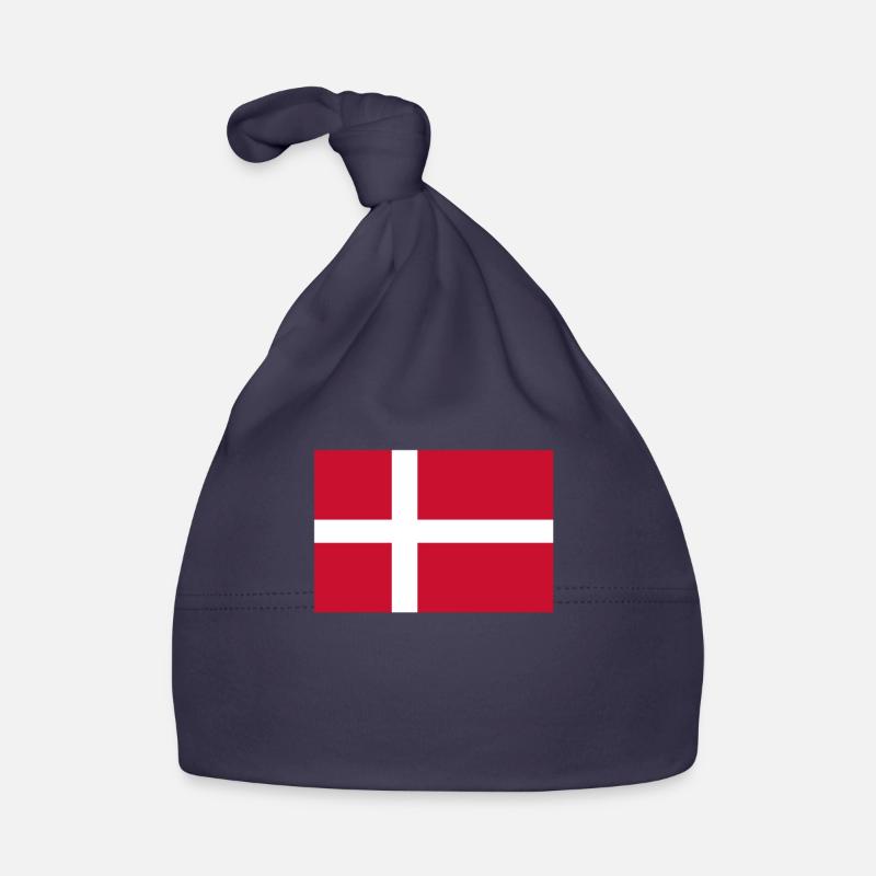 Danemark Drapeau Danois Drapeau Danmark Danemark Bonnet bio Bébé