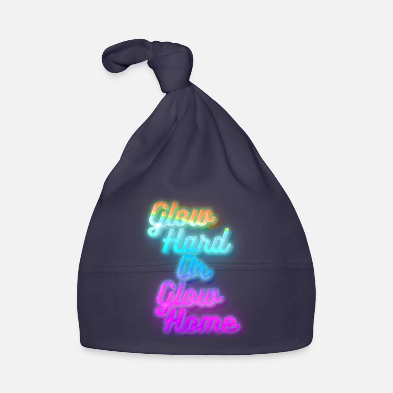 Glow Hard oder Glow Home Baby Bio-Mütze