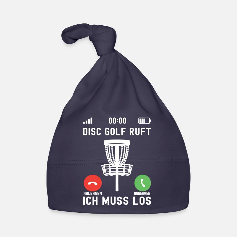 Disc Golf Disc Golfer Baby Bio-Mütze
