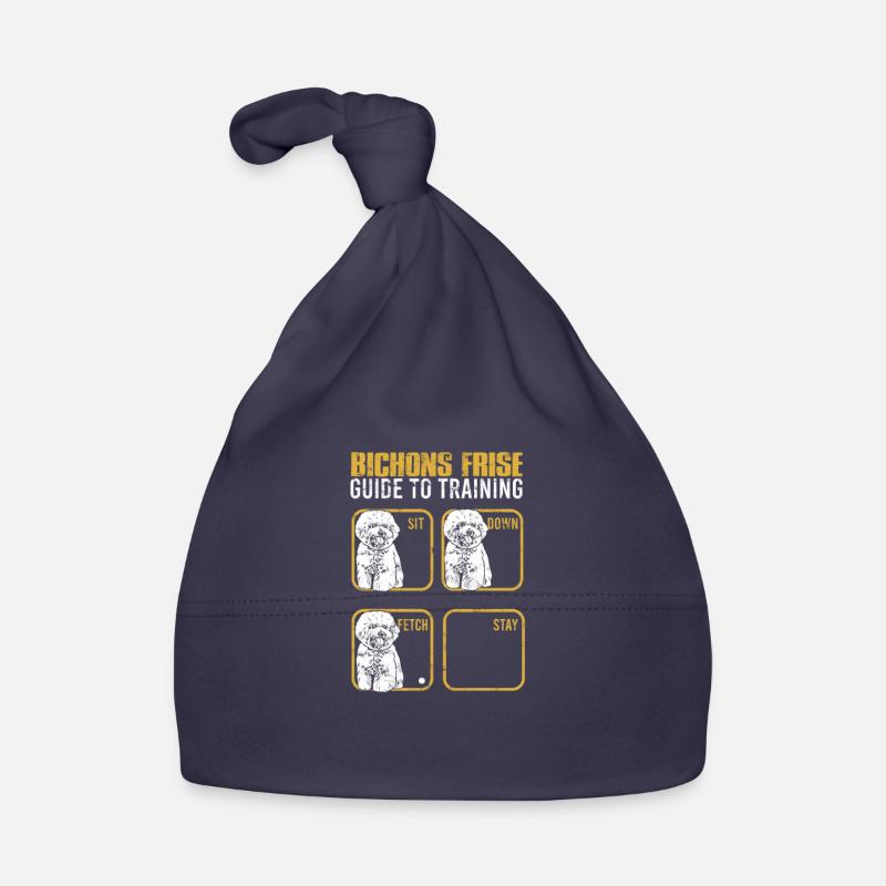 Bichon frise guide to training Sit down Fetch Organic Baby Cap