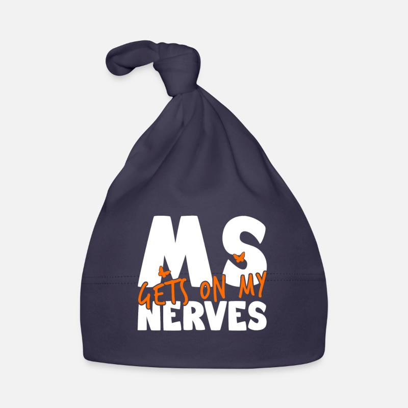 MS Gets on My Nerves - Multiple Sclerosis Baby Bio-Mütze