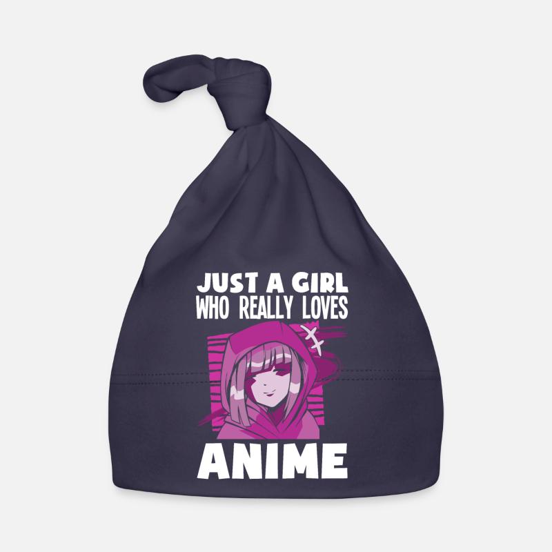 Funny Anime Gift Organic Baby Cap
