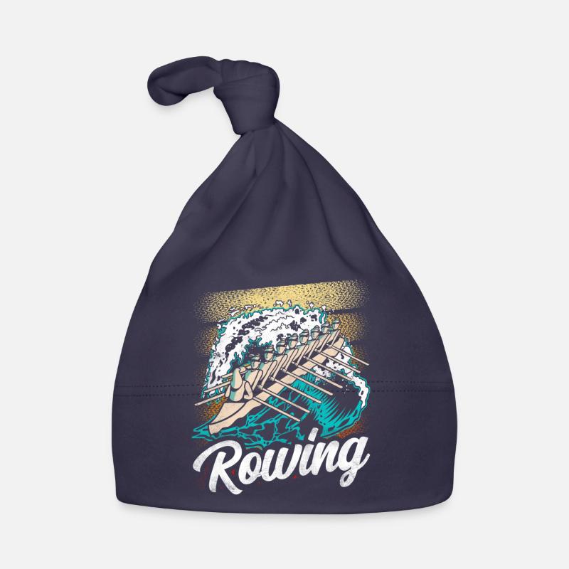 Rowing Rowing Rowing Rowing Boat Rowing Rower Organic Baby Cap