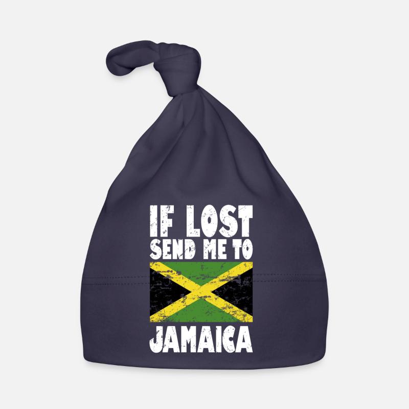 Drapeau de la Jamaïque Bonnet bio Bébé