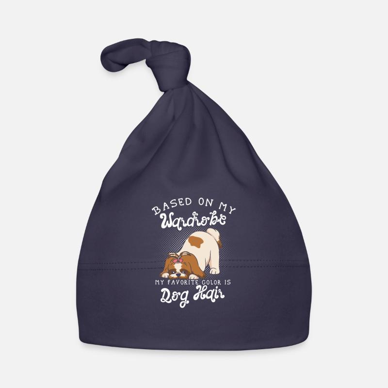 Sur la base de ma garde-robe, ma couleur préférée est le chien Bonnet bio Bébé
