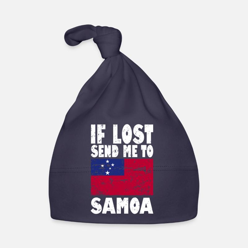 Drapeau des Samoa Bonnet bio Bébé
