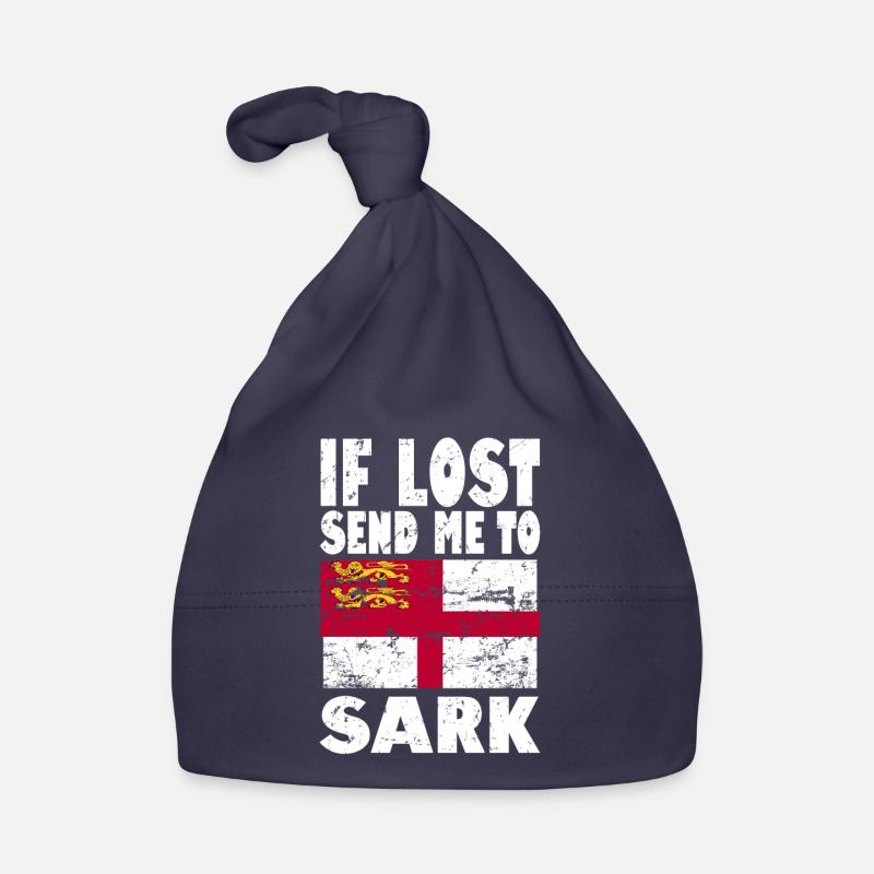Dicton du drapeau de Sark Bonnet bio Bébé