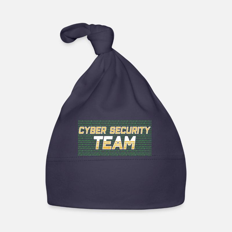 Cyber Security Team Hacker Hack Cybersecurity Organic Baby Cap
