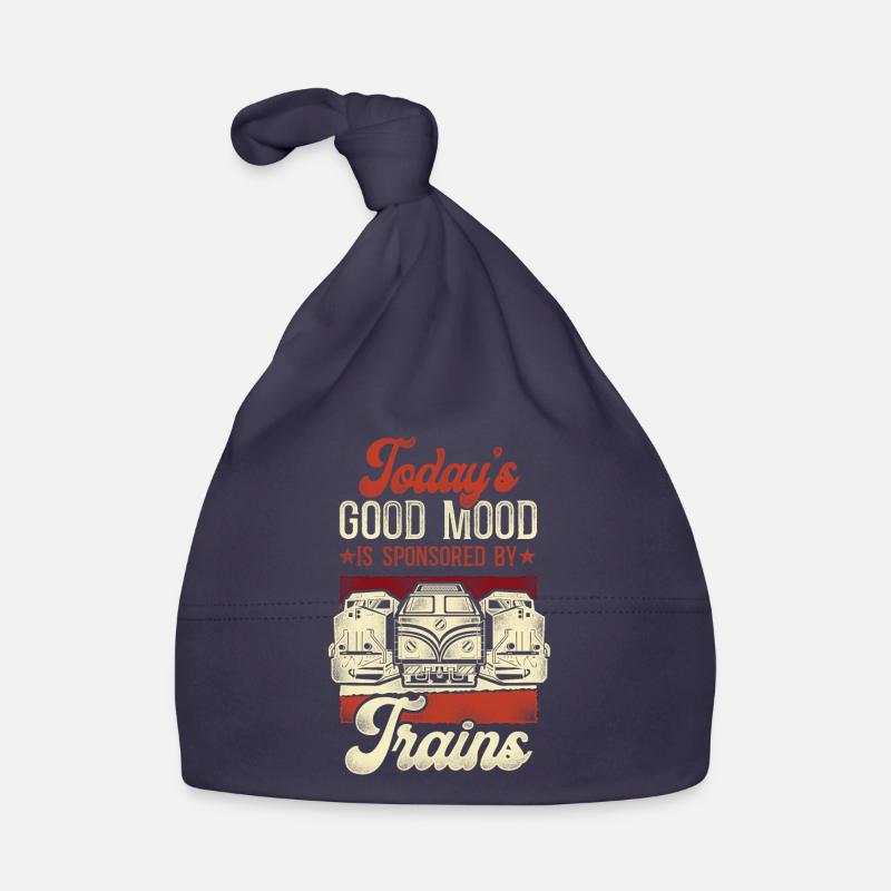 Freight Diesel Train Driver Organic Baby Cap