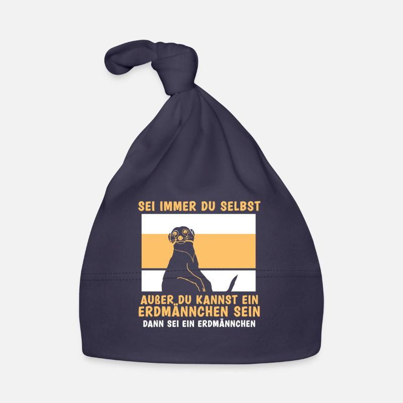 außer du kannst ein Erdmännchen sein Baby Bio-Mütze