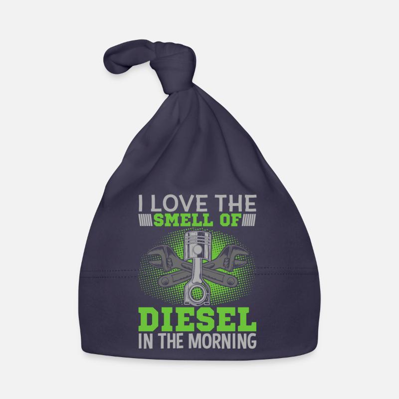 J’adore l’odeur du diesel le matin Bonnet bio Bébé