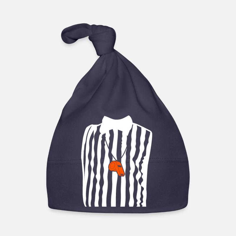 Referee Outfit Organic Baby Cap