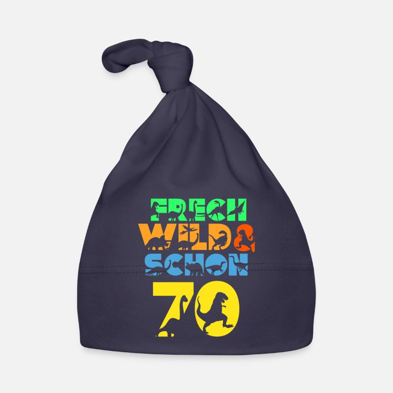 Geschenk 70 Jahre Geburtstag Mann Dinosaurier Baby Bio-Mütze