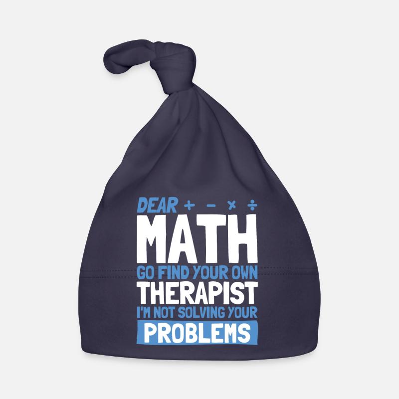 Math Mathématiques Sciences Math Cadeau Bonnet bio Bébé