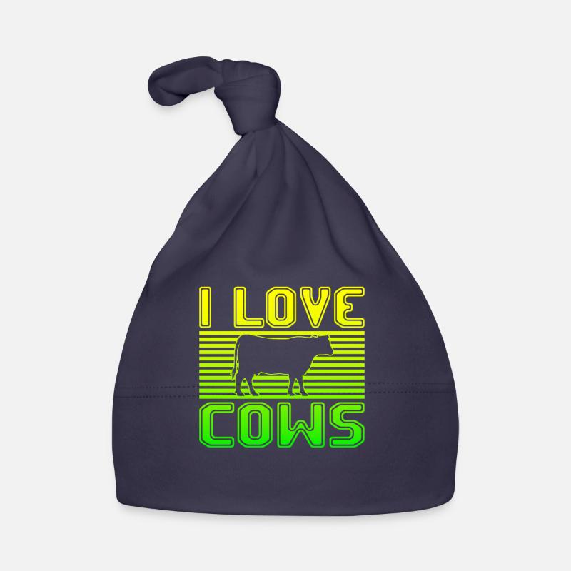 I love cows Baby Bio-Mütze