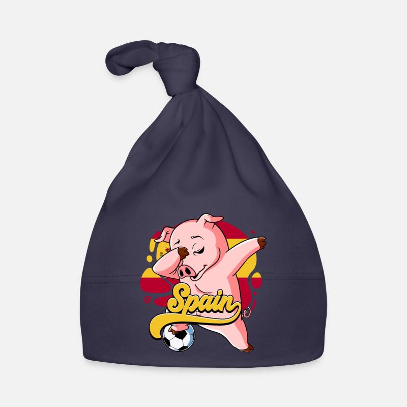 Spanien Fußball Baby Bio-Mütze