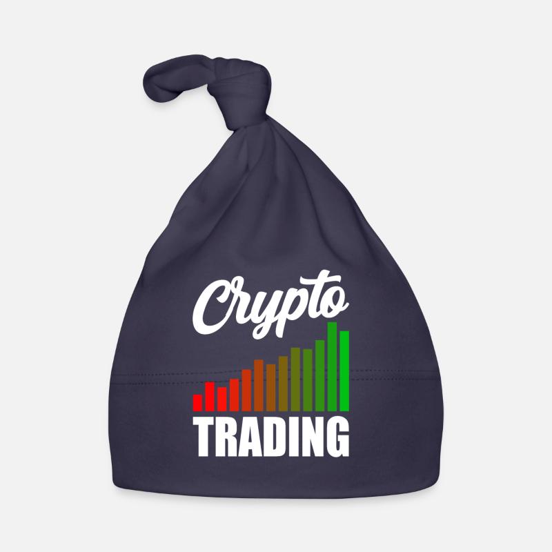Krypto Handel Trader Traden Crypto Trading Baby Bio-Mütze