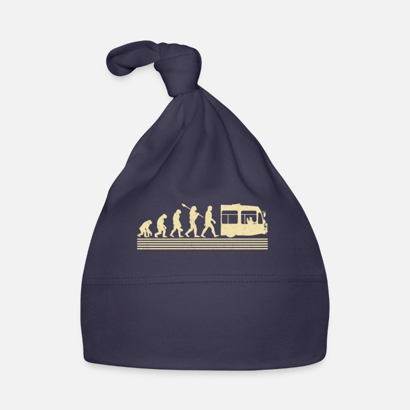 Busfahrer-evolution - Baby Bio-Mütze - Navy