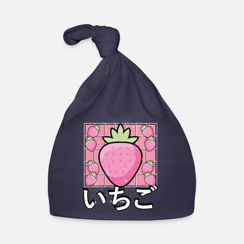 Fraise Kawaii douce Bonnet bio Bébé