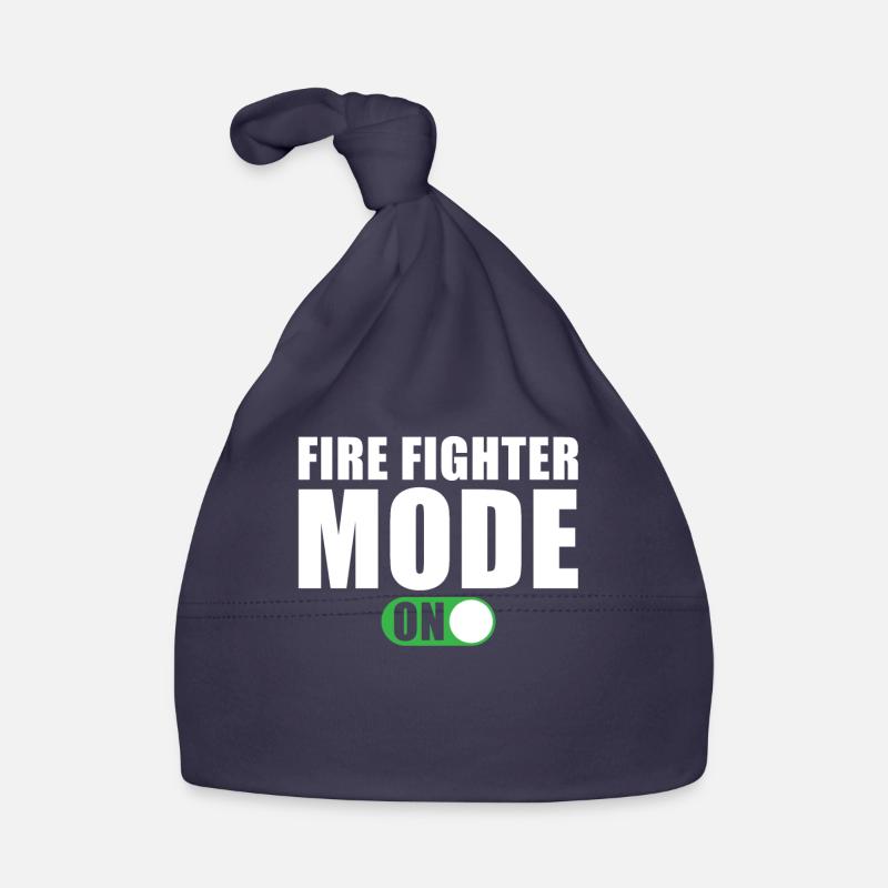 Firefighter Mode On Organic Baby Cap