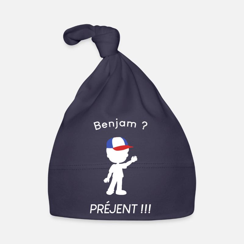 Benjam - Blague - Bonnet bio Bébé - marine