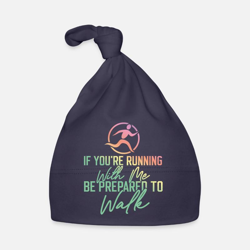 Running Runner Half Marathon Slow Organic Baby Cap