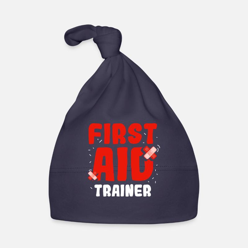 First Aid Instructor Immediate Measures Course Teacher Organic Baby Cap