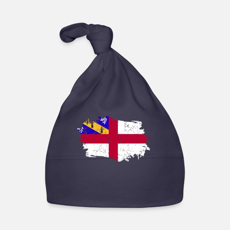 Drapeau Herm Grunge Drapeau Herm Bonnet bio Bébé