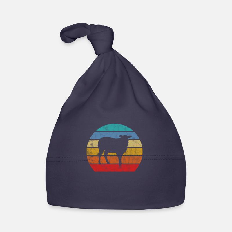 Moutons Élevage Élevage Mouton Chèvre Cadeau Bonnet bio Bébé
