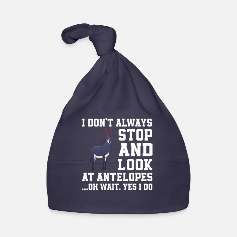 Drôle d’oryx Antilope Cadeau Bonnet bio Bébé