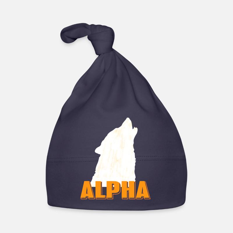 ALPHA de la meute Cool Awesome Wolf Lover Tea Bonnet bio Bébé