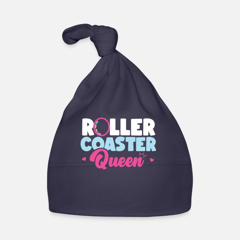 Roller Coaster Roller Coaster - Organic Baby Cap - navy