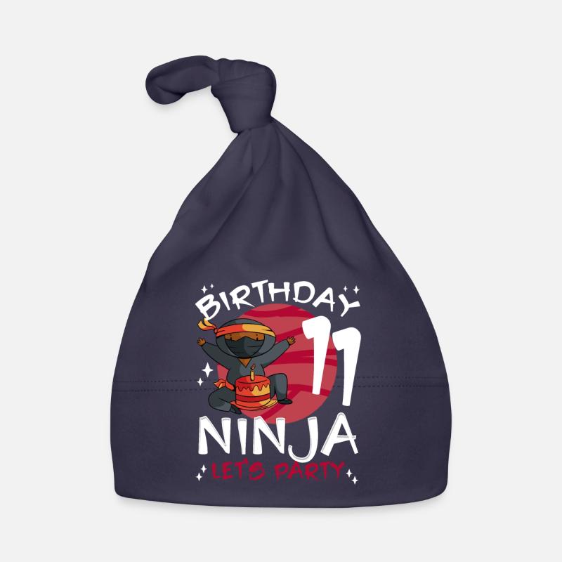 Cute Ninja for his 11th Birthday Organic Baby Cap