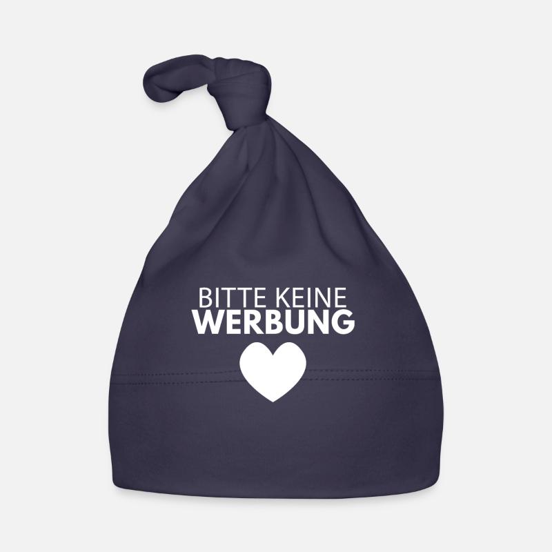 Bitte keine Werbung Baby Bio-Mütze