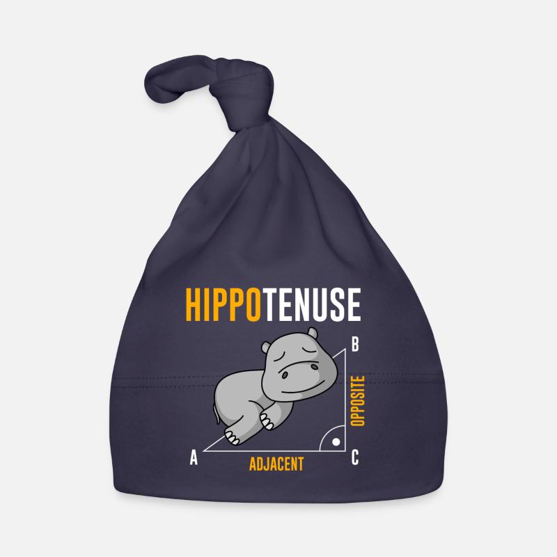 Nieldpferd Hippo Hippotenuse Algebra Mathelehrer Baby Bio-Mütze