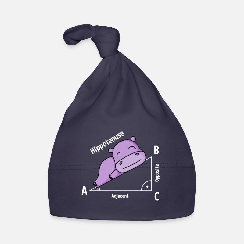 Professeur de mathématiques Hipotenuse Math Bonnet bio Bébé