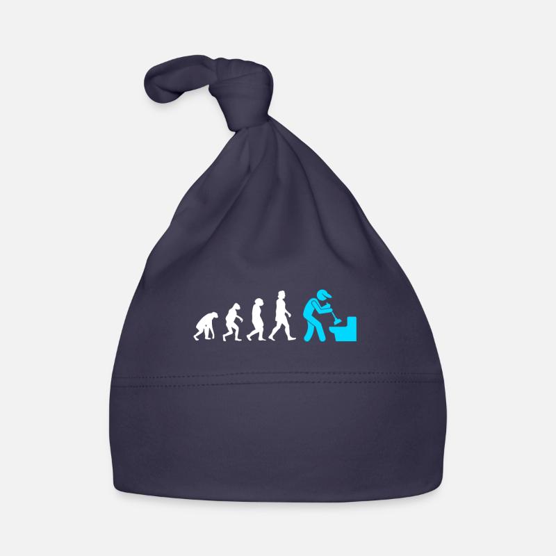 Klempner Evolution Anlagenmechaniker Baby Bio-Mütze