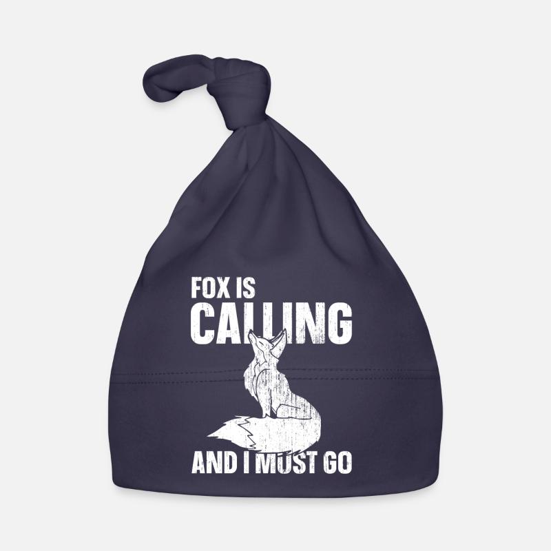 Fox is calling and i must go Baby Bio-Mütze