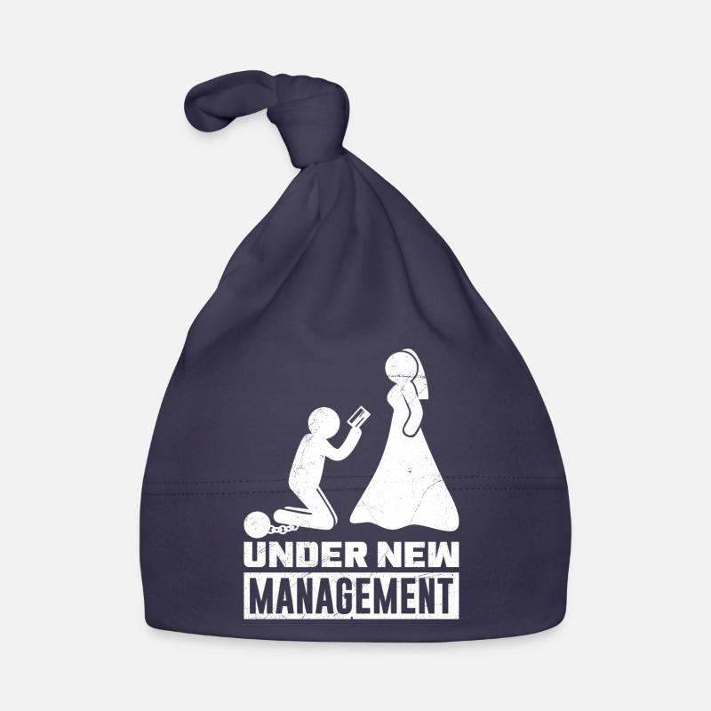 Frisch verheiratet Hochzeit Ehemann Baby Bio-Mütze