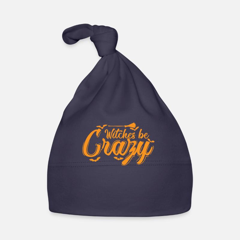 Witches be crazy Halloween custom ghost Organic Baby Cap
