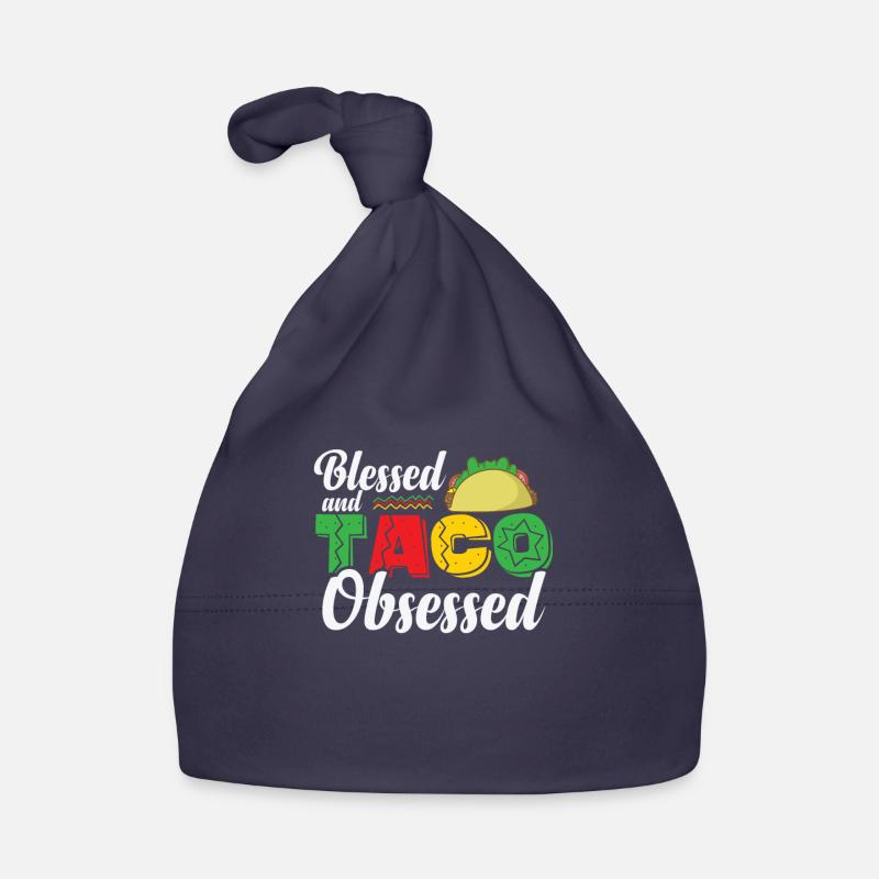 Blessed Taco Obsessed Feiertag Mexiko Organic Baby Cap