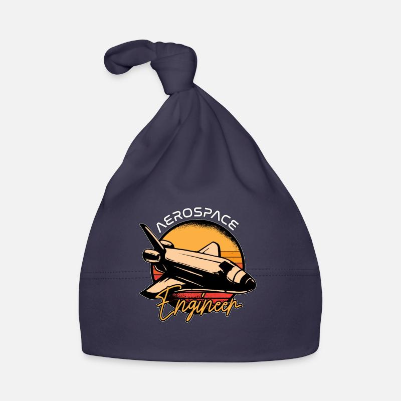 Ingénieur aérospatial Rocket Science Retro Space Bonnet bio Bébé