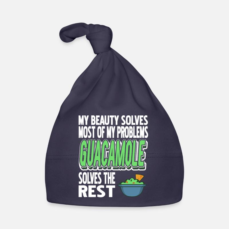 Guacamole Solves The Rest Of My Problem Funny Baby Bio-Mütze