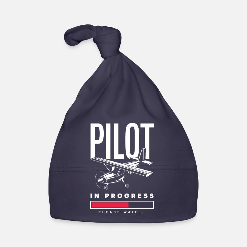 Pilot Training Funny Pilot Gift Organic Baby Cap