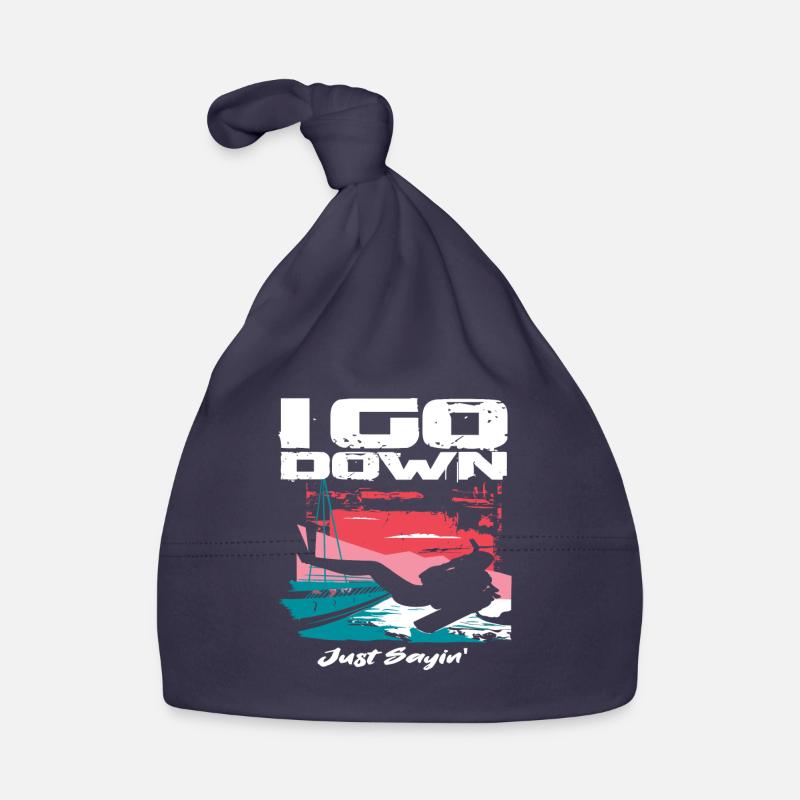 Diving Diver Gift Organic Baby Cap
