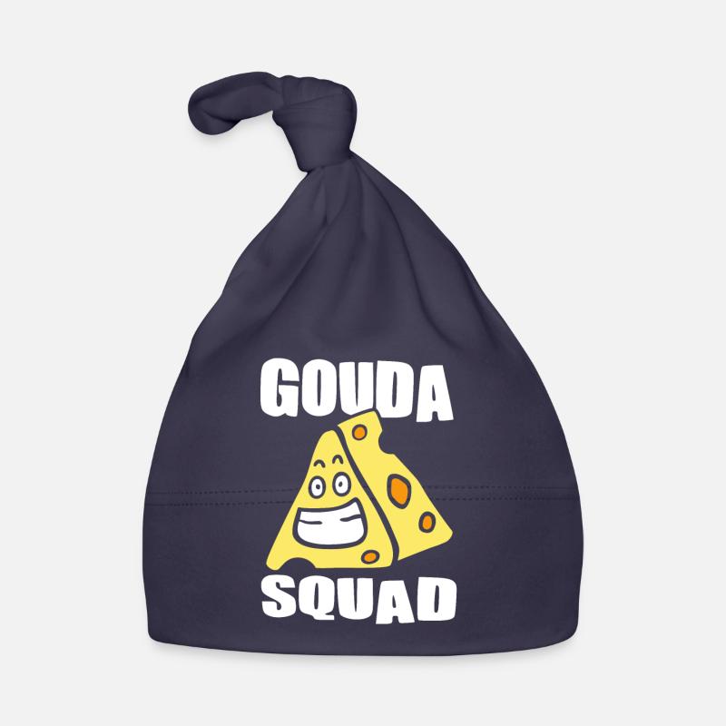 Cheese Lovers - Funny Gouda Squad Organic Baby Cap