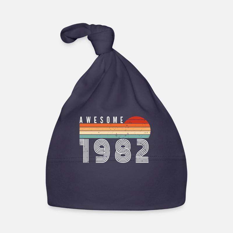 1982 Birthday Organic Baby Cap