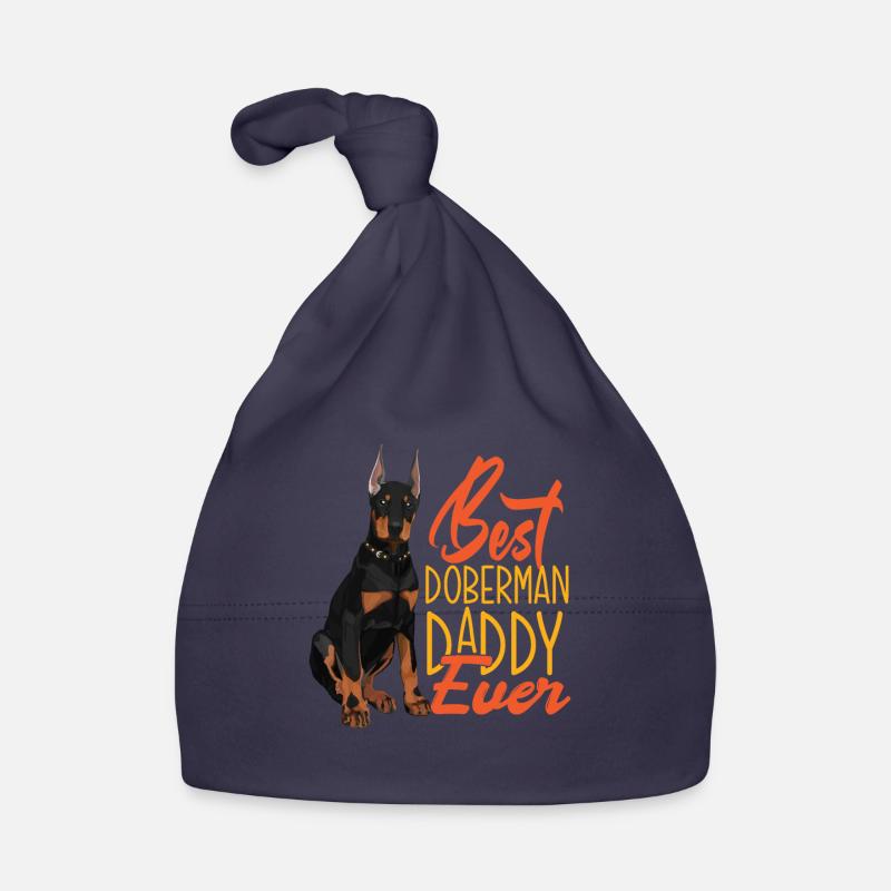 Best Doberman Father Papa Organic Baby Cap